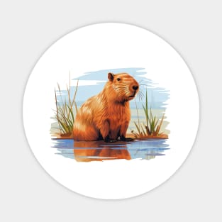 I Love Capybaras Magnet